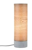Lampy stojące - PAULMANN Drewniana lampa stołowa Skadi z betonową podstawą - miniaturka - grafika 1