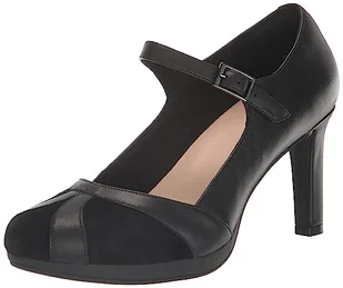 Clarks Damskie czółenka Ambyr, Czarna kombinacja, 42.5 EU - Czółenka - miniaturka - grafika 1