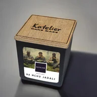 Świece - Świeca sojowa - Na mchu jadali- 250 ml - Mech i ch*j - Zapach mech leśny, odświeżająca mięta i zielone jabłko - Płomień bez cenzury - miniaturka - grafika 1