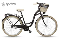 Rowery - GOETZE Style 28 cali Damski Czarno-kremowy - miniaturka - grafika 1