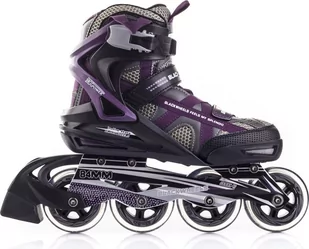 Blackwheels BW-720W Czarno-Fioletowe r 42 - Rolki - miniaturka - grafika 1