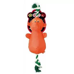 Pet Nova Małpa pluszowo-nylonowa na sznurze piszcząca 32cm - Zabawki dla psów Pet Nova Małpa pluszowo-nylonowa na sznurze piszcząca 32cm - Zabawki dla psów - miniaturka - grafika 1