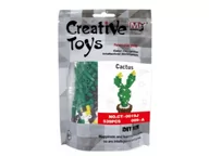 Prace ręczne dla dzieci - Koraliki Do Prasowania Wersja 3D, Szablon Kwiatek Kaktus, Saszetka, Prasowanka - miniaturka - grafika 1