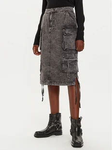Alpha Industries Spódnica jeansowa 148068 Szary Regular Fit - Spódnice - miniaturka - grafika 1