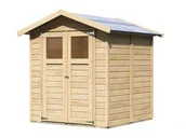 Altany ogrodowe - KARIBU dom drewniany DAHME 3 (42562) natur - miniaturka - grafika 1