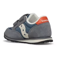 Buty dla dziewczynek - Saucony Originals Baby Jazz HL, Buty dziecięce Unisex, Szary niebieski pomarańczowy, 31.5 EU - miniaturka - grafika 1