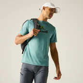 Koszulki sportowe męskie - Regatta Koszulka męska Fingal Graphic Zielony, Rozmiar: L - miniaturka - grafika 1