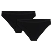 Bielizna sportowa damska - Majtki damskie Icebreaker 150 Siren Bikini 2 Pack Black M - miniaturka - grafika 1