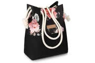 Torebki damskie - ZAGATTO Torebka damska worek kwiaty torba na ramię - miniaturka - grafika 1