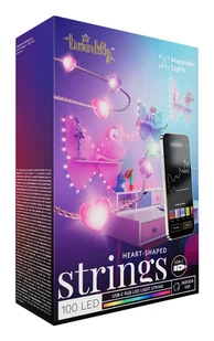 Twinkly Strings USB-C Hearts Inteligentne oświetlenie sznurkowe Wi-Fi/Bluetooth - Systemy inteligentnych domów - miniaturka - grafika 1