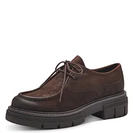 Moda i Uroda OUTLET - MARCO TOZZI Damskie sznurówki 2-23708-41, Cafe Nubuck, 41 EU - miniaturka - grafika 1
