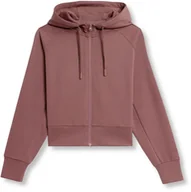 Bluzy damskie - Bluza damska z kapturem 4F AW23TSWSF0766 - burgundowa XL - miniaturka - grafika 1