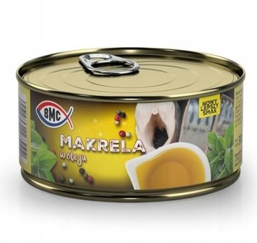 Makrela w oleju roślinnym 300g Bmc