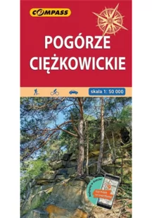 COMPASS Mapa - Pogórze Ciężkowickie 1:50 000 - praca zbiorowa - Atlasy i mapy - miniaturka - grafika 2