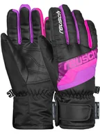 Rękawiczki - Reusch Rękawiczki narciarskie "Dario R-TEX® XT Junior" w kolorze czarno-różowym - miniaturka - grafika 1