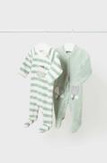 Śpiochy dla niemowląt - Mayoral Newborn pajacyk niemowlęcy 2-pack - miniaturka - grafika 1