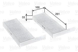 Filtr, wentylacja przestrzeni pasażerskiej Valeo 715808 - Filtry kabinowe - miniaturka - grafika 1