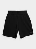 Spodenki męskie - 4F, Spodenki dresowe damskie, 4FSS23TSHOF172-20S, Czarny, Rozmiar S - miniaturka - grafika 1