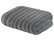 Ręczniki - LIVARNO home Ręcznik kąpielowy frotté, 70 x 130 cm (Szary) - miniaturka - grafika 1