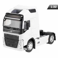 Zabawki interaktywne dla dzieci - Autko model 1:32 VOLVO FH ciągnik dwuosiowy biały - miniaturka - grafika 1