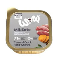 Mokra karma dla psów - WOW SENIOR Kaczka 11 x 150 g - miniaturka - grafika 1