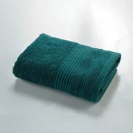 Ręczniki - Ciemnozielony bawełniany ręcznik frotte 50x90 cm Tendresse – douceur d'intérieur - miniaturka - grafika 1