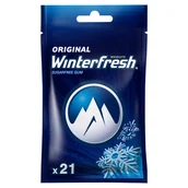 Gumy do żucia, lizaki, dropsy - Winterfresh Original Bezcukrowa guma do żucia 29 g (21 sztuk) - miniaturka - grafika 1