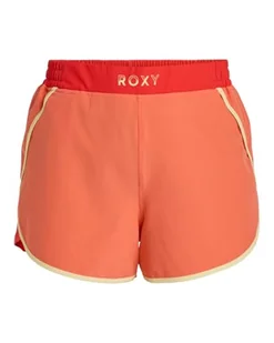 Roxy Spodenki z elastyczną talią BOLD MOVES 2.0 SZORTY Młode Damskie Pomarańczowe XXL - Spodenki damskie - miniaturka - grafika 1