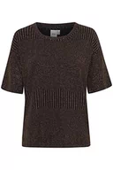 Swetry damskie - ICHI Sweter damski IHNILA SS, 194008/czarny, XL (DE) - miniaturka - grafika 1