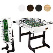 Piłkarzyki - MAX Piłkarzyki stołowe Belfast 121 x 101 x 79 cm - białe - miniaturka - grafika 1