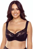 Biustonosze - Vivisence 1056 czarny 85G Biustonosz półusztywniany - miniaturka - grafika 1