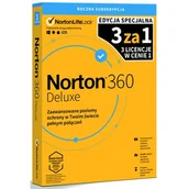 Programy antywirusowe - Antywirus NORTON 360 Deluxe 25GB 3 URZĄDZENIA 1 ROK Kod aktywacyjny 21406029 - miniaturka - grafika 1