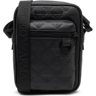 Torby męskie - Emporio Armani Skórzana reporterka - miniaturka - grafika 1