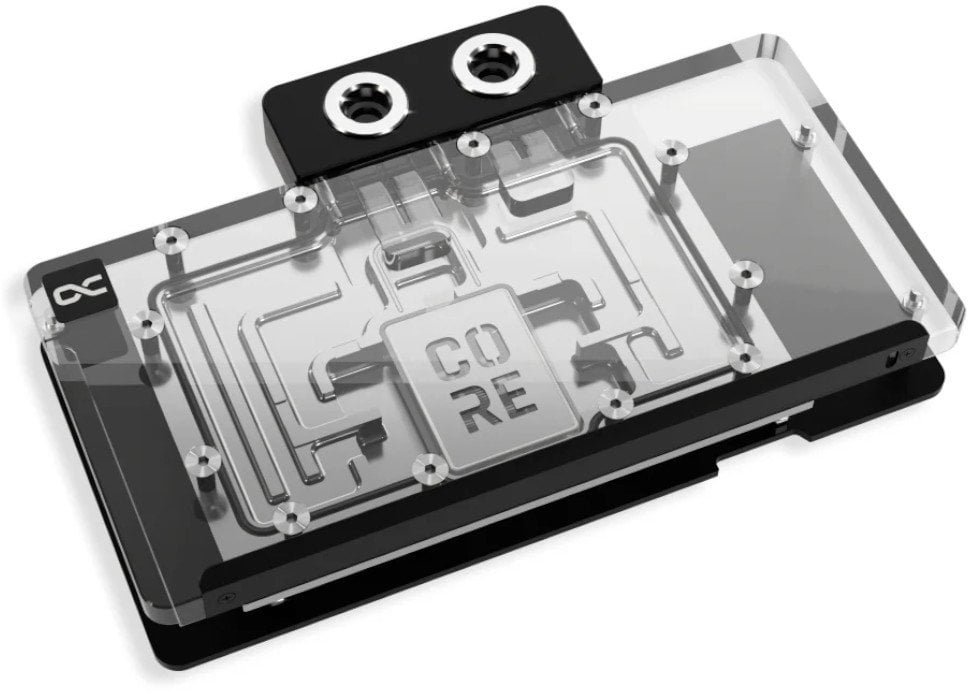 Alphacool Core RX 9070 Steel Legend GPU Wasserblock, ARGB, mit Backplate - Acryl
