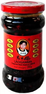 Lee Kum Kee Czarna fasola w oleju chili 280g - Lee Kum Kee 840-uniw - Kuchnie świata - miniaturka - grafika 1