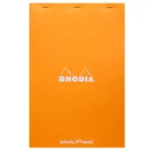 Notesy i bloczki - Blok Rhodia N°19 A4+ 21x31,8 cm, kropki, pomarańczowy - miniaturka - grafika 1