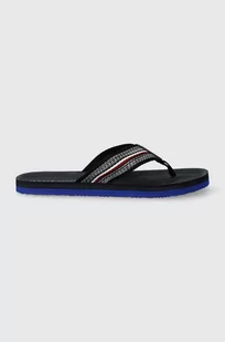 Tommy Hilfiger japonki COMFORT HILFIGER BEACH SANDAL męskie kolor granatowy FM0FM04910 - Klapki i japonki męskie - miniaturka - grafika 1