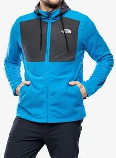 Bluza polarowa The North Face Homesafe Full Zip Fleece Hoodie - skyline blue/grey - Bluzy sportowe męskie - miniaturka - grafika 1