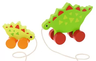 Trefl, Zabawka drewniana - Dinos - Stegosaurus, 61747 - Pchacze - miniaturka - grafika 1