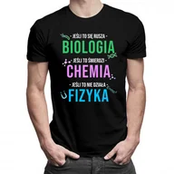 Koszulki męskie - Koszulkowy, Koszulka męska, Biologia, chemia, fizyka, rozmiar M - miniaturka - grafika 1