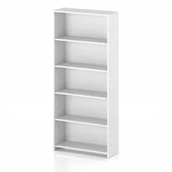 Półki i regały dla dzieci - Regał Półka Szafka Na Książki Zabawki Segregatory Biurowy Biały Mat 80 Cm - miniaturka - grafika 1