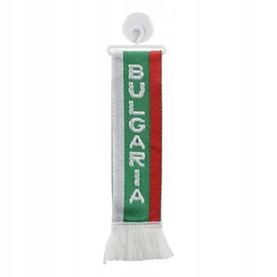Proporczyk Flaga Przewieszka Bulgaria Bułgaria Tir - Akcesoria motoryzacyjne - miniaturka - grafika 1