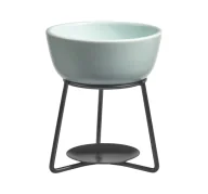 Świece - Yankee Candle Pebble kominek do wosków zapachowych Spa Blue - miniaturka - grafika 1