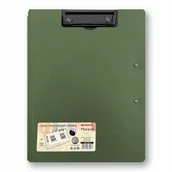 Deski z klipsem - DESKA Z DWOMA KLIPAMI I OKŁADKĄ A4/A3 ZIELONA - miniaturka - grafika 1