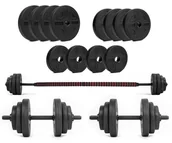 Sztangi - Sztanga 2w1 hantle - zestaw 40kg Pretorians - miniaturka - grafika 1