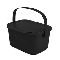 Pudła i pojemniki do przechowywania - Pojemnik uniwersalny 22 x 16 x 13 cm 4,5 l czarny - miniaturka - grafika 1