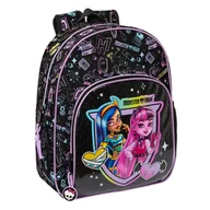 Plecaki szkolne i tornistry - Plecak dziecięcy Monster High czarny 28 x 34 x 10 cm - miniaturka - grafika 1