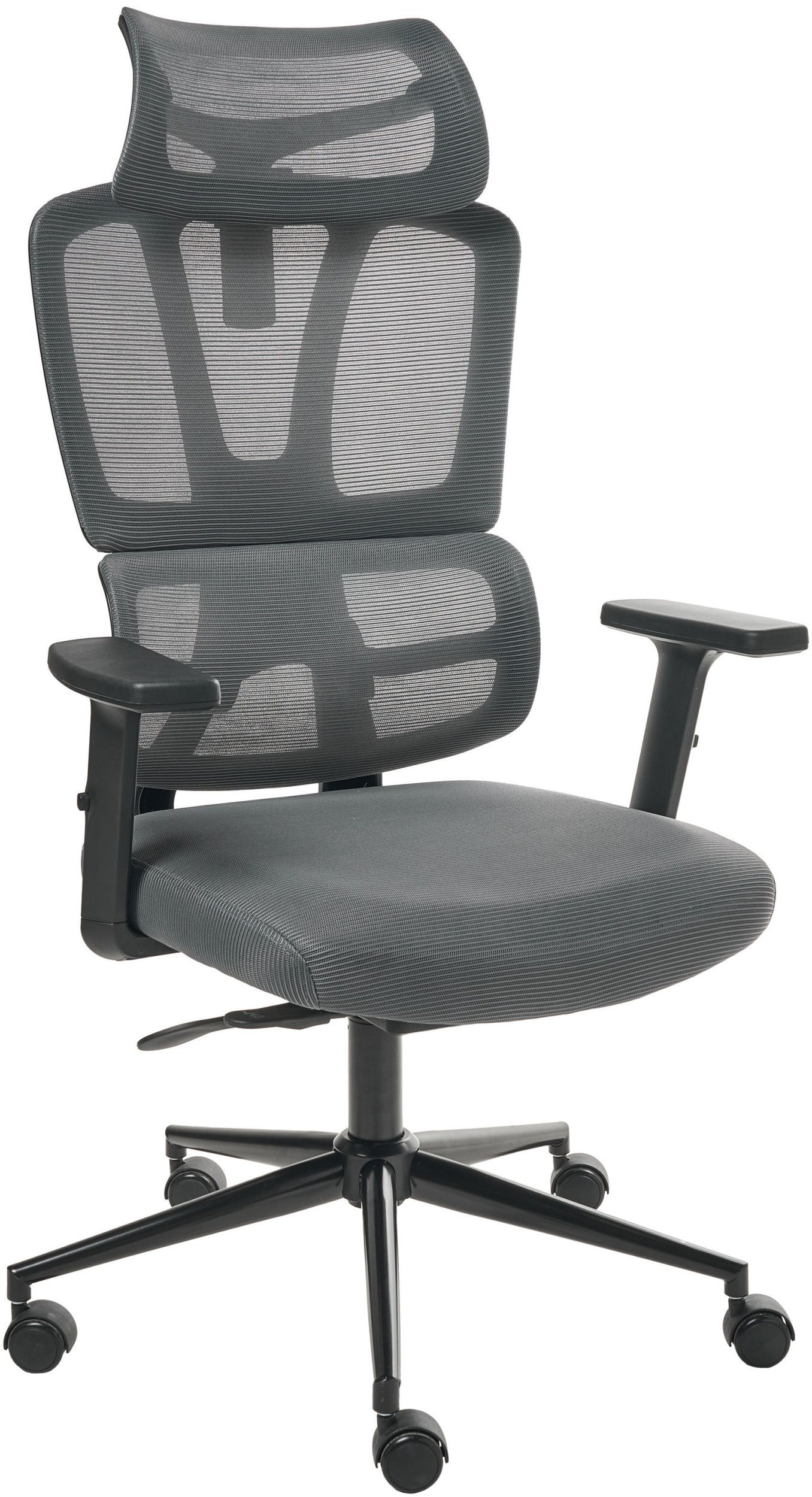 BELIANI Fotel biurowy OMEGA Ciemnoszary