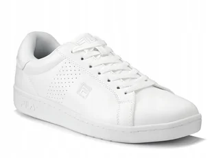 Buty sportowe męskie sneakersy Fila Crosscourt całe białe ekoskóra 42 - Sneakersy męskie - miniaturka - grafika 1