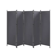 Parawany - 5-panelowy parawan pokojowy 270 x 170 cm szary NARNI - miniaturka - grafika 1